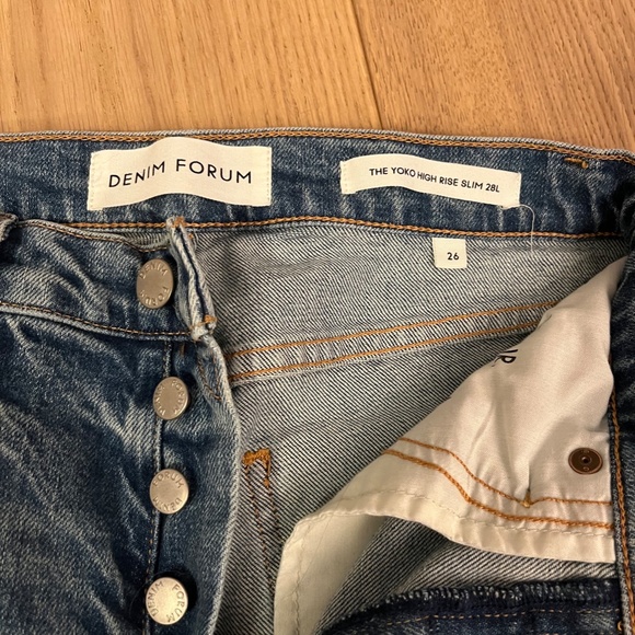Denim Forum The Yoko High Rise Slim leg jeans - Picture 2 of 3